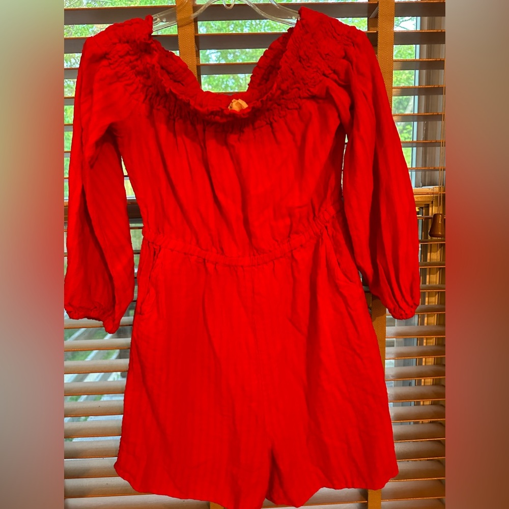 Red Romper Size Women’s Small - image 2